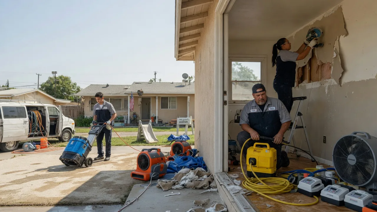 Water Damage Restoration in Wells, TX near me